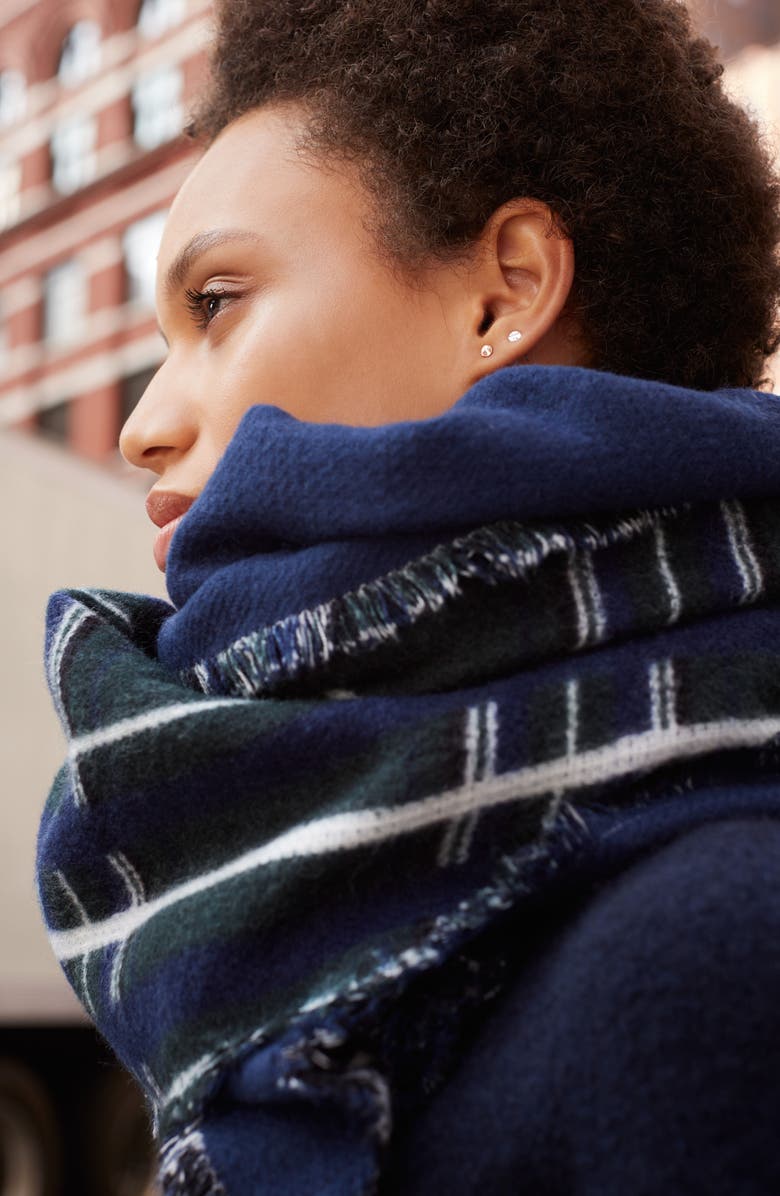 Nordstrom Signature High/Low Velvet Skirt, Alternate, color,