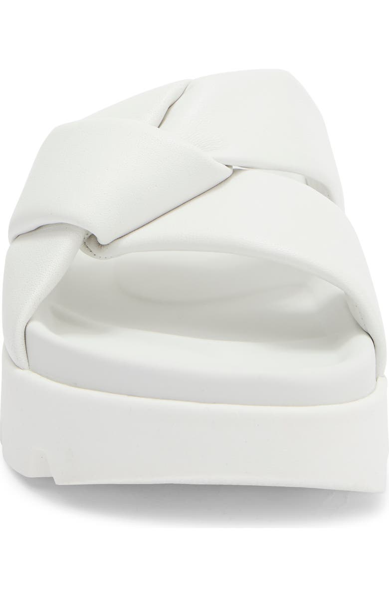 FERRAGAMO Air Lug Slide Sandal, Alternate, color, White
