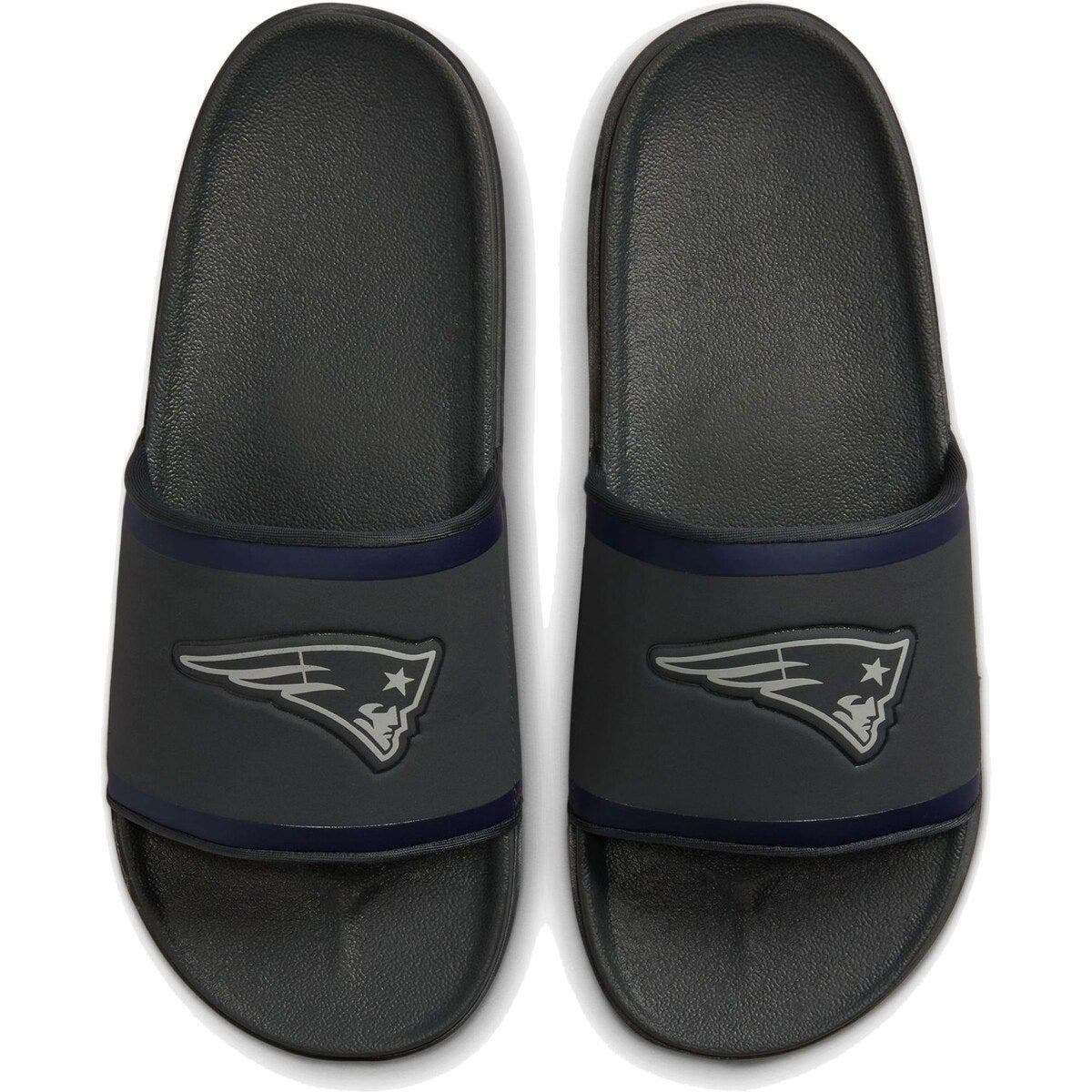 Nike New England Patriots Off-Court Wordmark Slide Sandals, Main, color, 