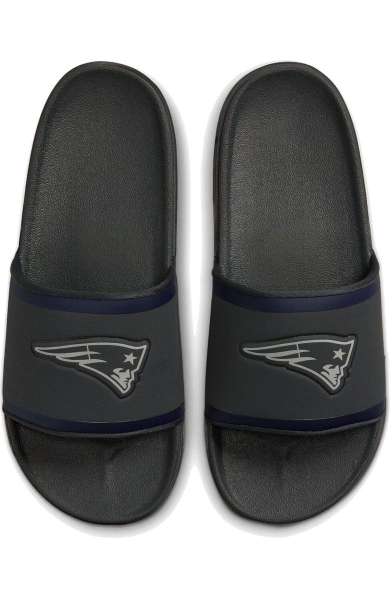 Nike New England Patriots Off-Court Wordmark Slide Sandals, Main, color,