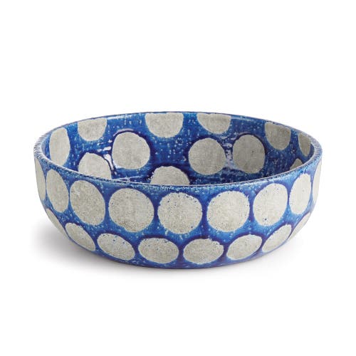 Napa Home & Garden Kiley Large Handcrafted Decorative Bowl In Blue