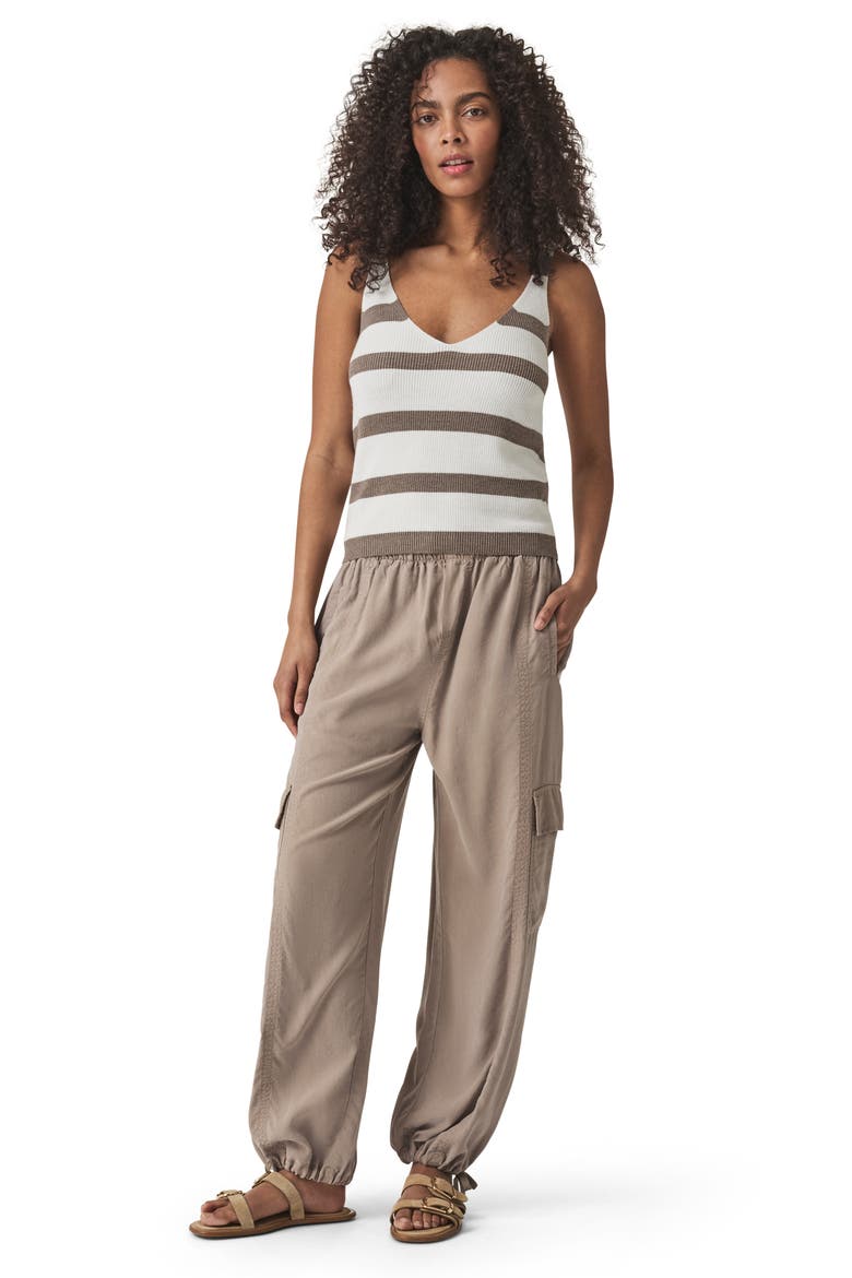 Octavia Sweater Tank, Alternate, color, PINE BARK STRPE