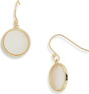 ARGENTO VIVO Mother-of-Pearl Coin Drop Earrings