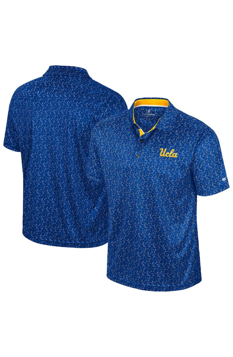 COLOSSEUM Men's Colosseum Royal UCLA Bruins Sublimated Golf Polo, Main, color, 