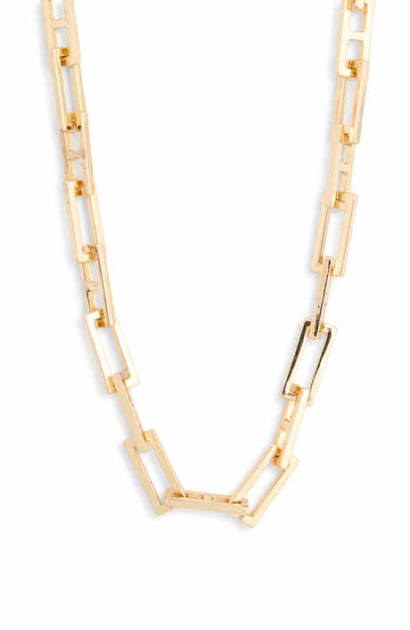 Rectangle Link Necklace