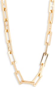 Leith Rectangle Link Necklace