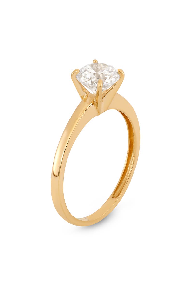 FUZION CREATIONS Cubic Zirconia Ring, Alternate, color, Yellow