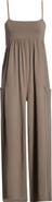 Free People FP Movement Hot Shot Strappy Stretch Cotton Jumpsuit