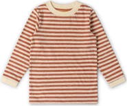 Little Green Radicals Kids' Striped Organic Cotton Long Sleeve T-Shirt