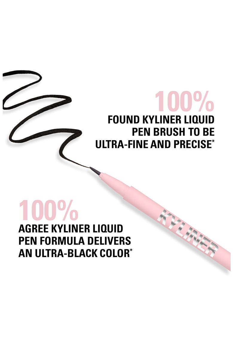 Kyliner Liquid Eyeliner Pen, Alternate, color, BLACK