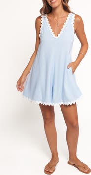 Petal & Pup Aoife Rickrack Trim Sleeveless Romper