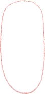 BY ADINA EDEN Colored Beaded Chain Necklace 36"