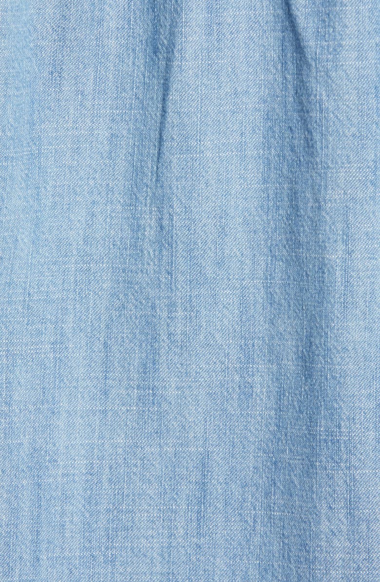 Caslon<sup>®</sup> Chambray Camp Shirt, Alternate, color, 