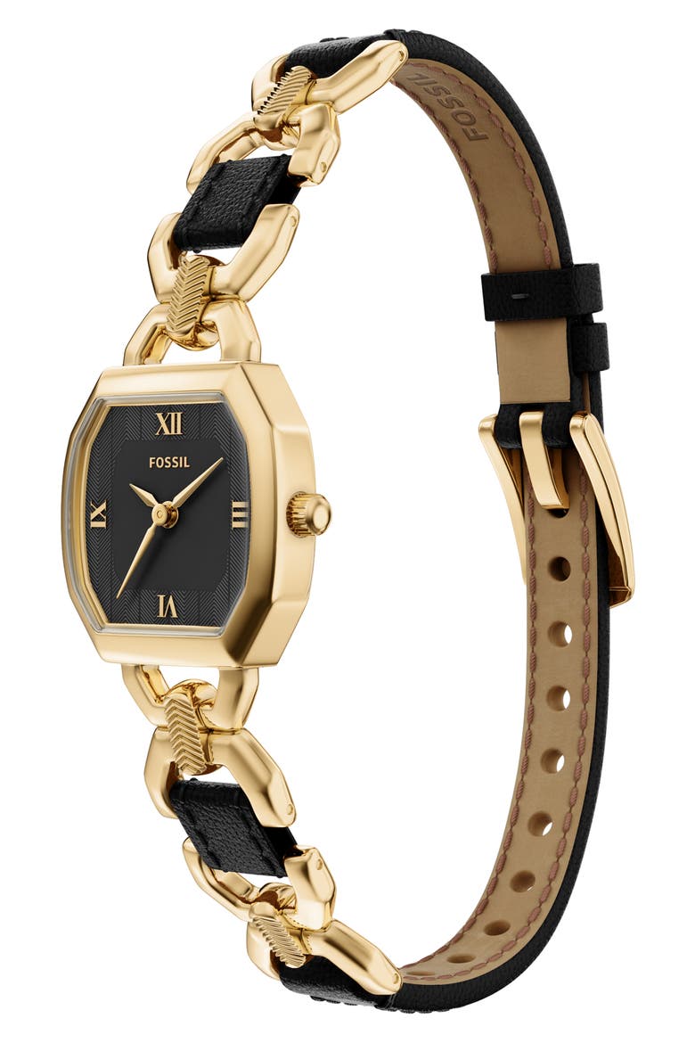 Small Harlow Bracelet Watch, 22mm, Alternate, color, BLACK