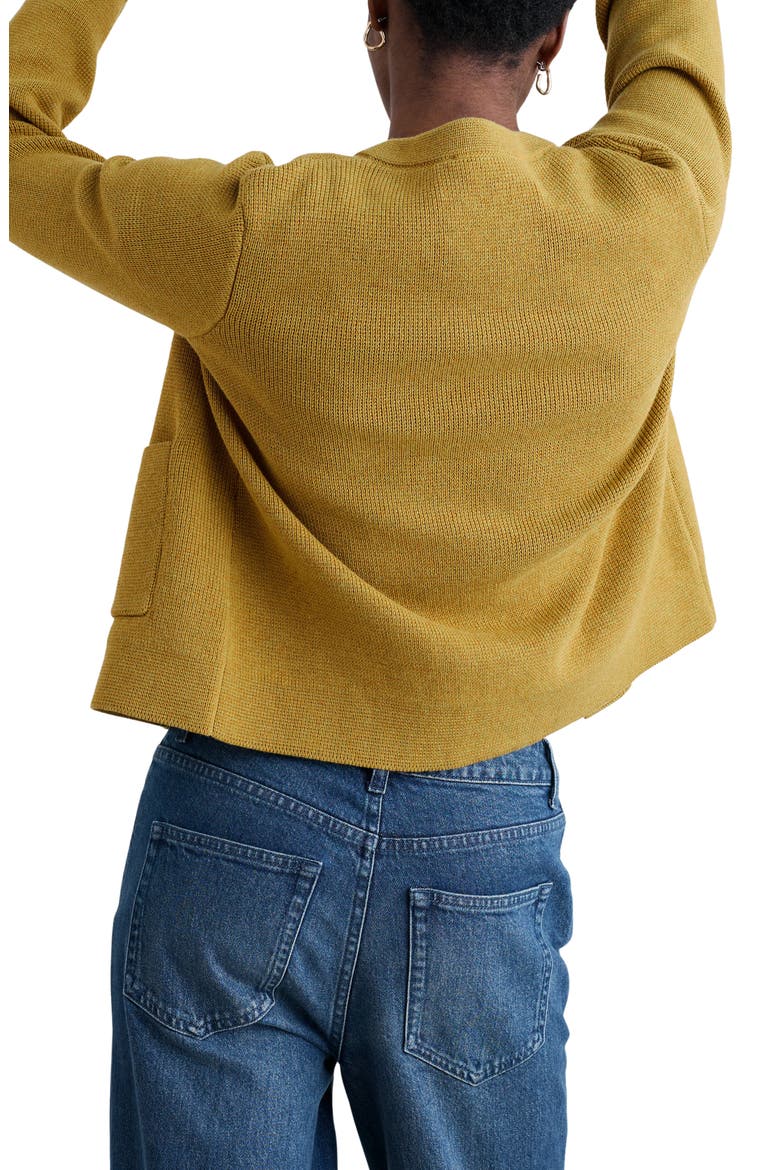 Rock Lily Organic Cotton Cardigan, Alternate, color, KNIT MELANGE PEAR