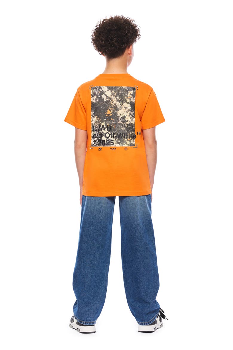 Kids' Camo Graphic T-Shirt, Alternate, color, ORANGE TIGER