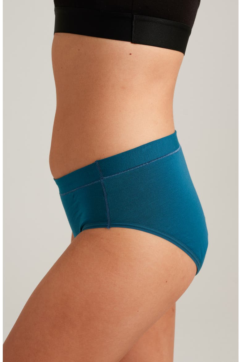 Period & Leakproof High Absorbency Comfort Briefs, Alternate, color, BLUE