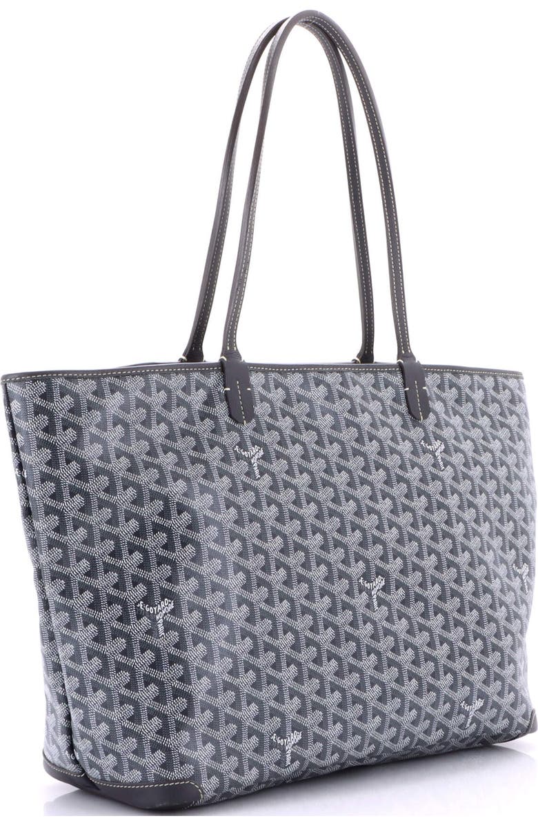 Pre-Owned Goyard Artois Tote Coated Canvas MM, Alternate, color, Black