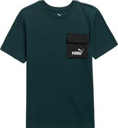 PUMA Kids' Logo Pocket T-Shirt