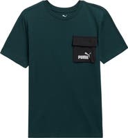 PUMA Kids' Logo Pocket T-Shirt