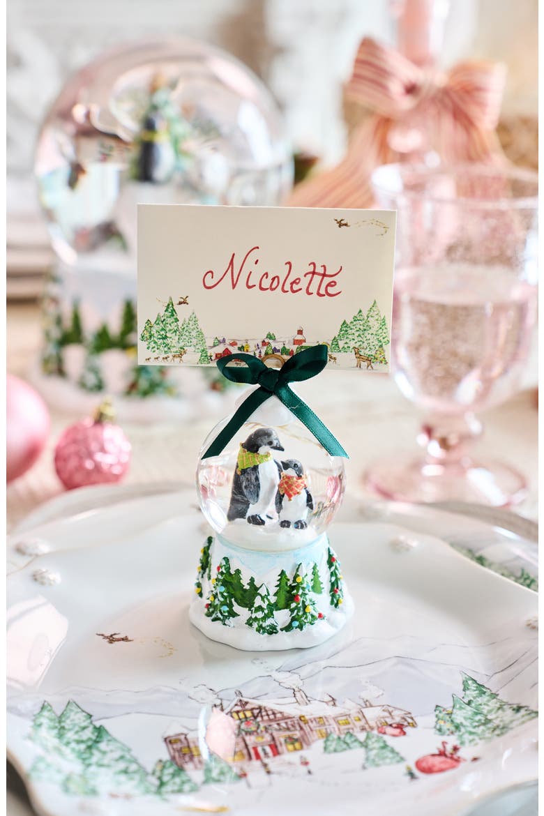 Berry & Thread Reindeer Miniature Snow Globe, Alternate, color, MULTI
