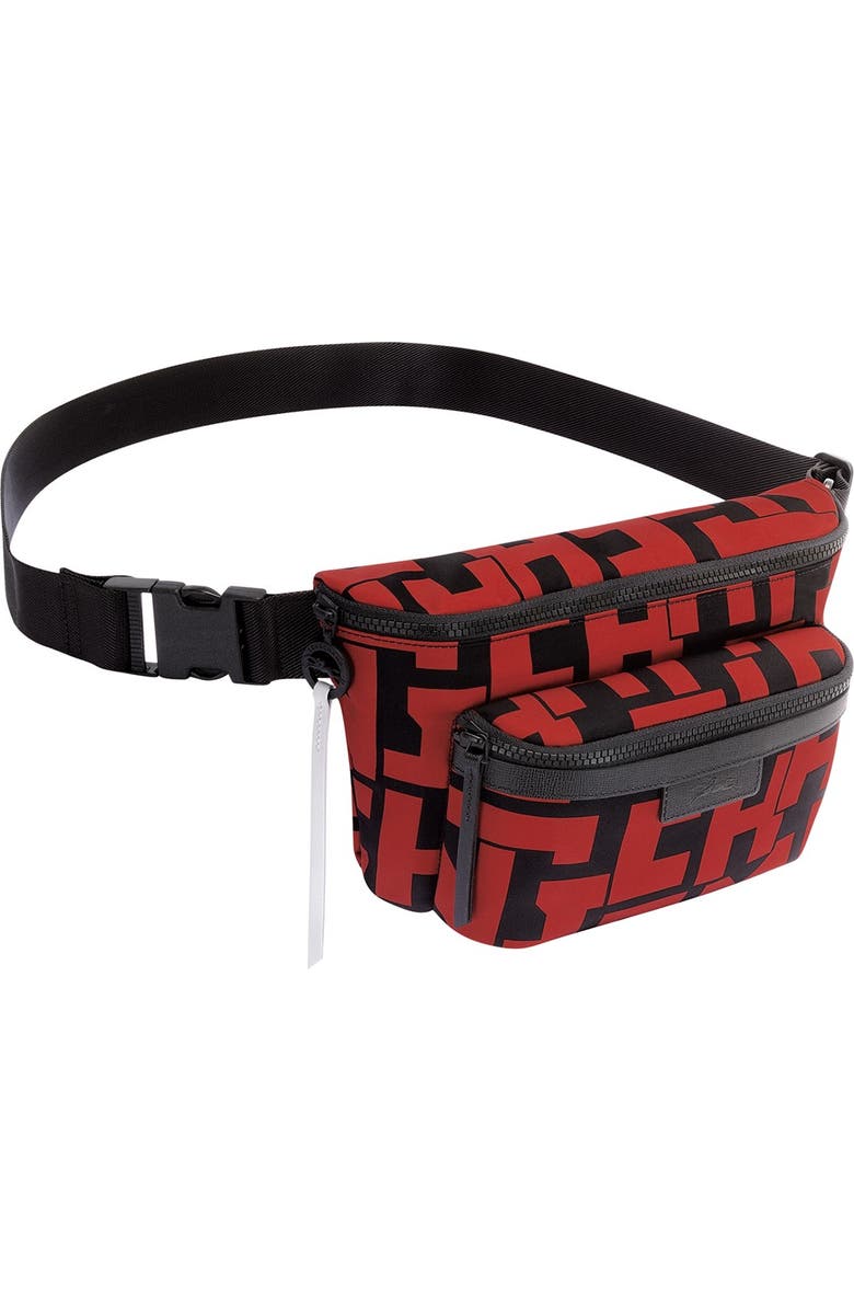 Longchamp Le Pliage Neo Nylon Belt Bag, Main, color, Blk/Brick