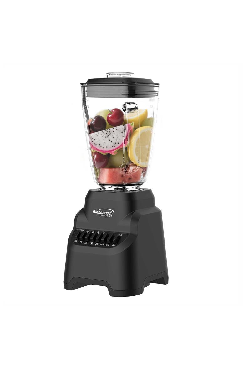 10 Speed 5.3 Cup Countertop Blender with Glass Jar, Main, color, Black