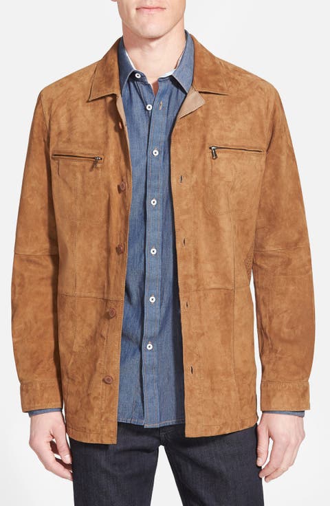 Suede Shirt Jacket