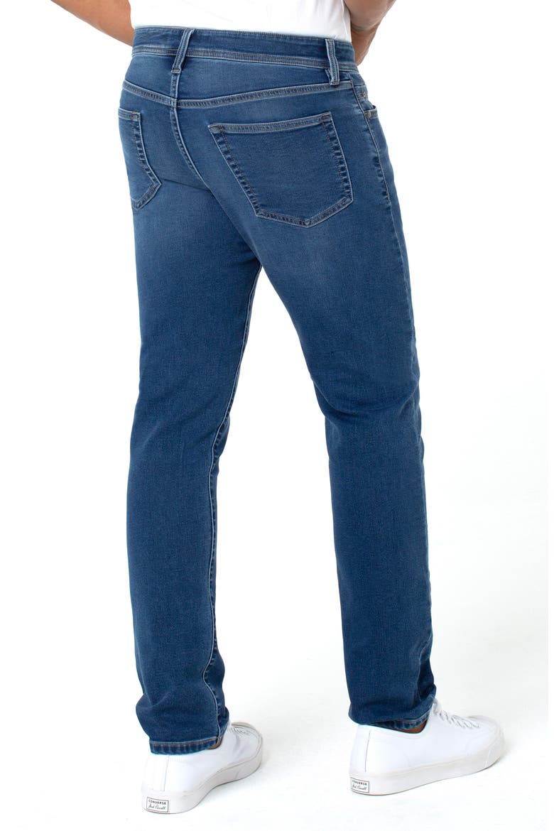 Kingston Modern Slim Straight Leg Jeans, Alternate, color, LINTON