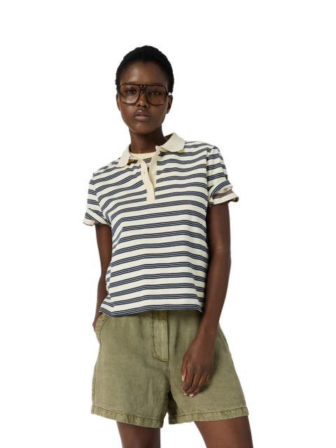 Marcie Polo Striped Shirt