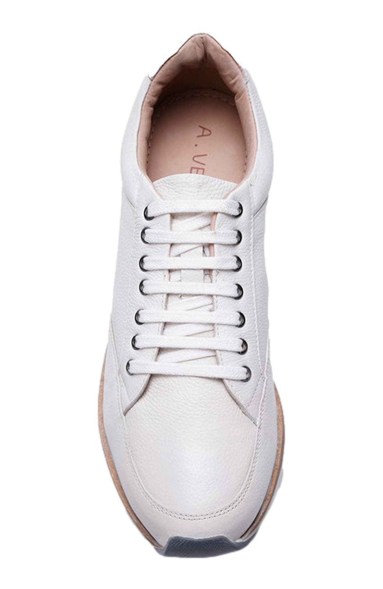 Brooklyn Sneaker, Alternate, color, White Leather