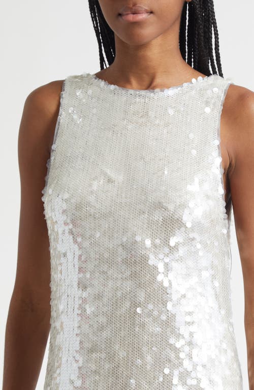 3.1 Phillip Lim Sequin-embellished Midi Dress In Gray
