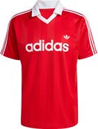 adidas Short Sleeve Stripe Soccer Jersey