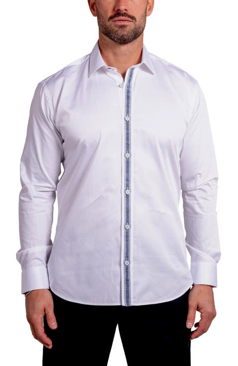 Blacklabel Ascension0071 White Button-Up Shirt