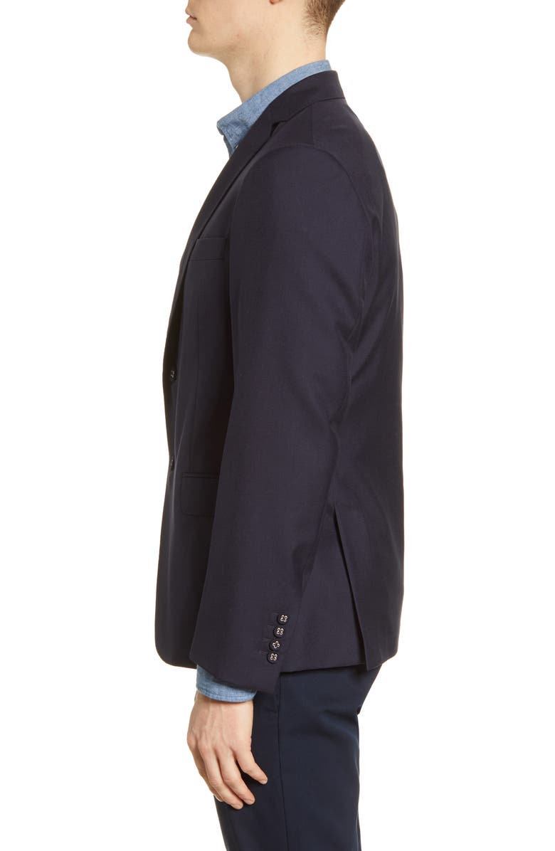 Officine Générale Slim Fit Wool Jacket, Alternate, color, 