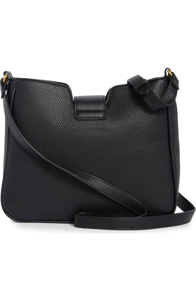 Tahari Flap Crossbody Bag, Alternate, color, Black