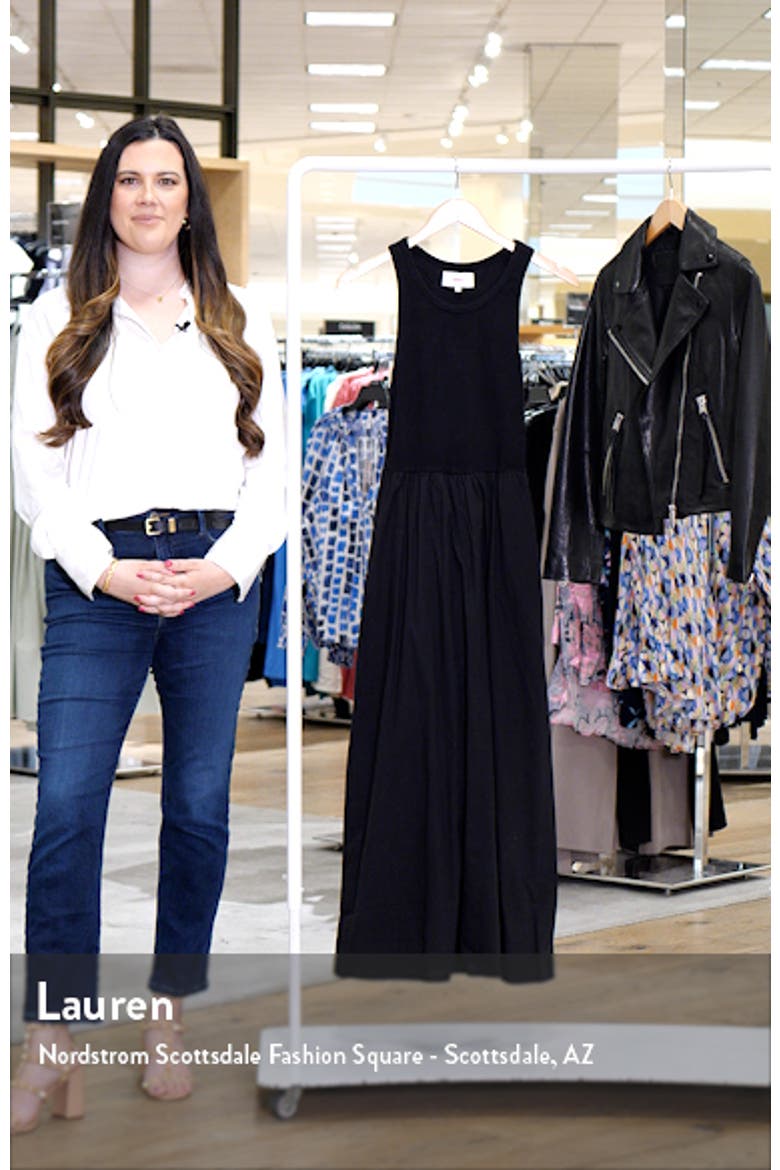 Flynn Mixed Media Maxi Dress video