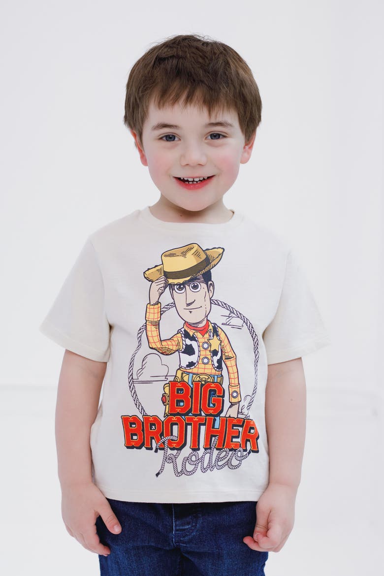 Toy Story Short Sleeve T-Shirt, Alternate, color, Cream Woody