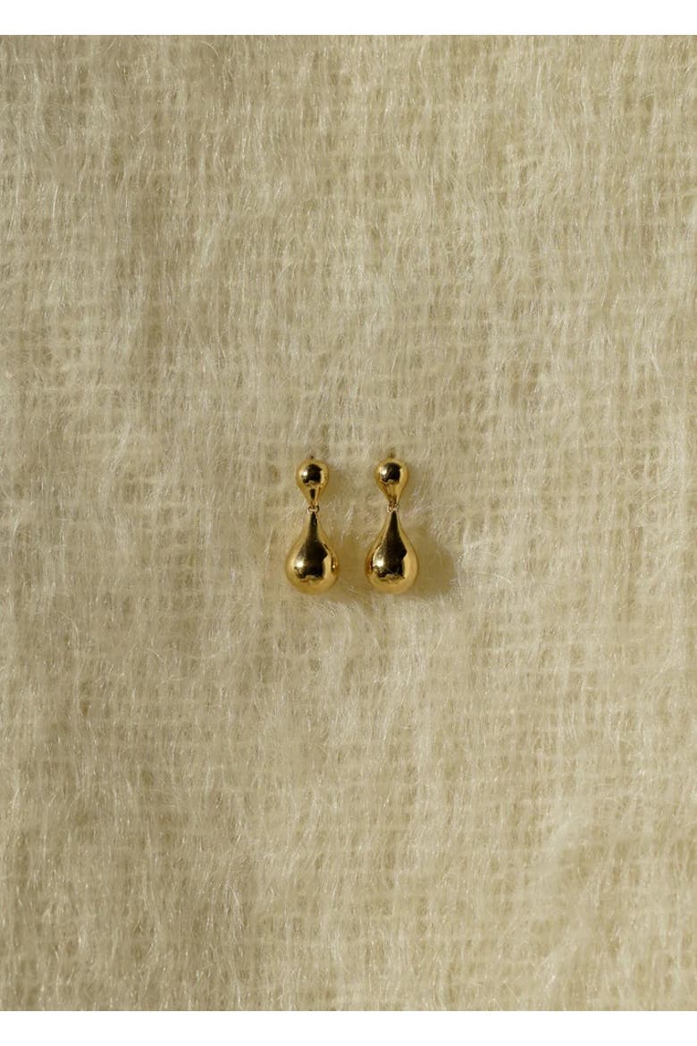 14kt Gold Stilla Duo Earrings, Alternate, color, Yellow Toned Gold