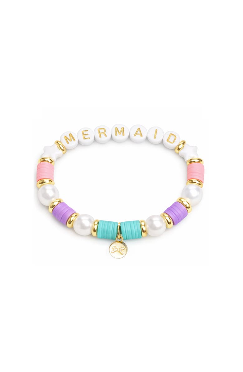 Bits & Bows Mermaid Magic Bracelet, Main, color, Pink/Purple/Blue/White