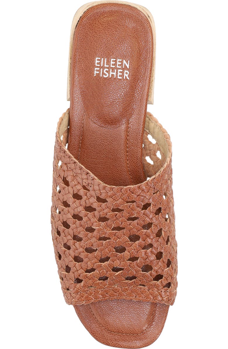 Eileen Fisher Folie Woven Sandal, Alternate, color, Russet