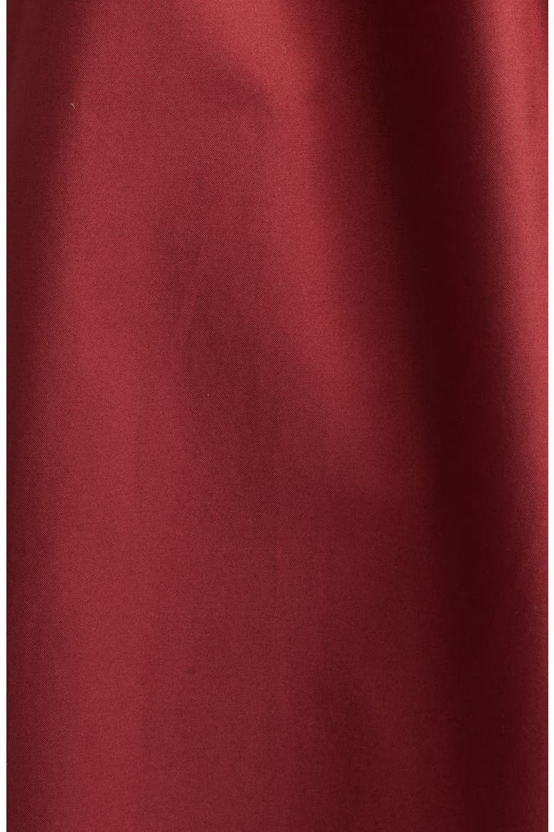 Water Repellent Belted Cotton Blend Trench Coat, Alternate, color, RASPBERRY