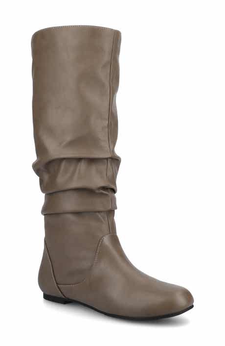 Journee Collection JOURNEE Jayne Ruched Tall Boot - Wide Calf