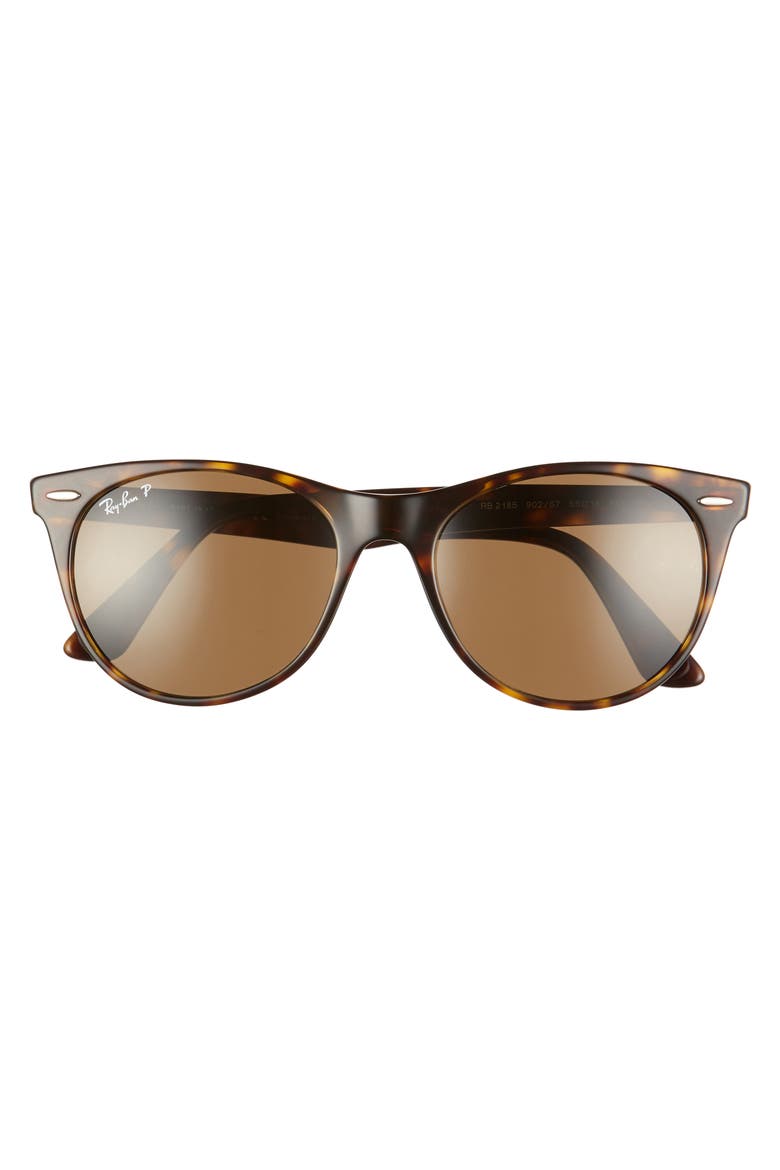 Wayfarer II 55mm Sunglasses, Alternate, color, STRIPED HAVANA SOLID