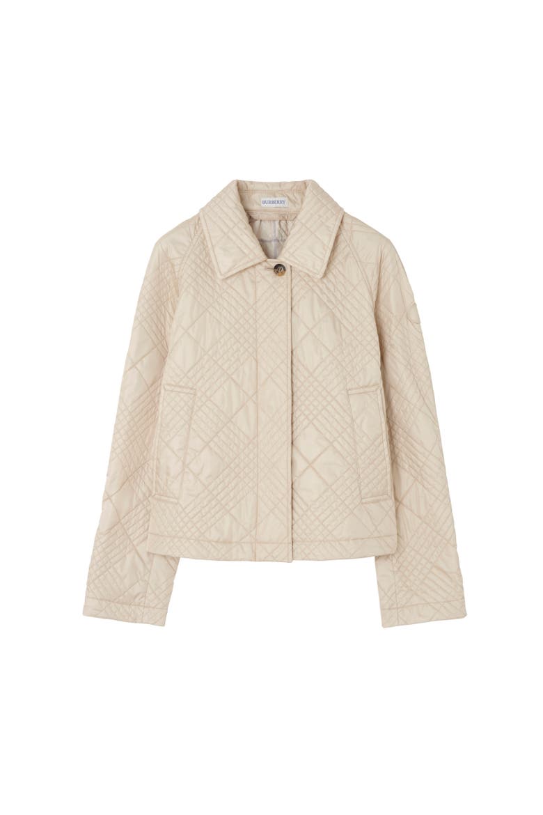 Quilted Nylon Tiffield Jacket, Alternate, color, Stone beige