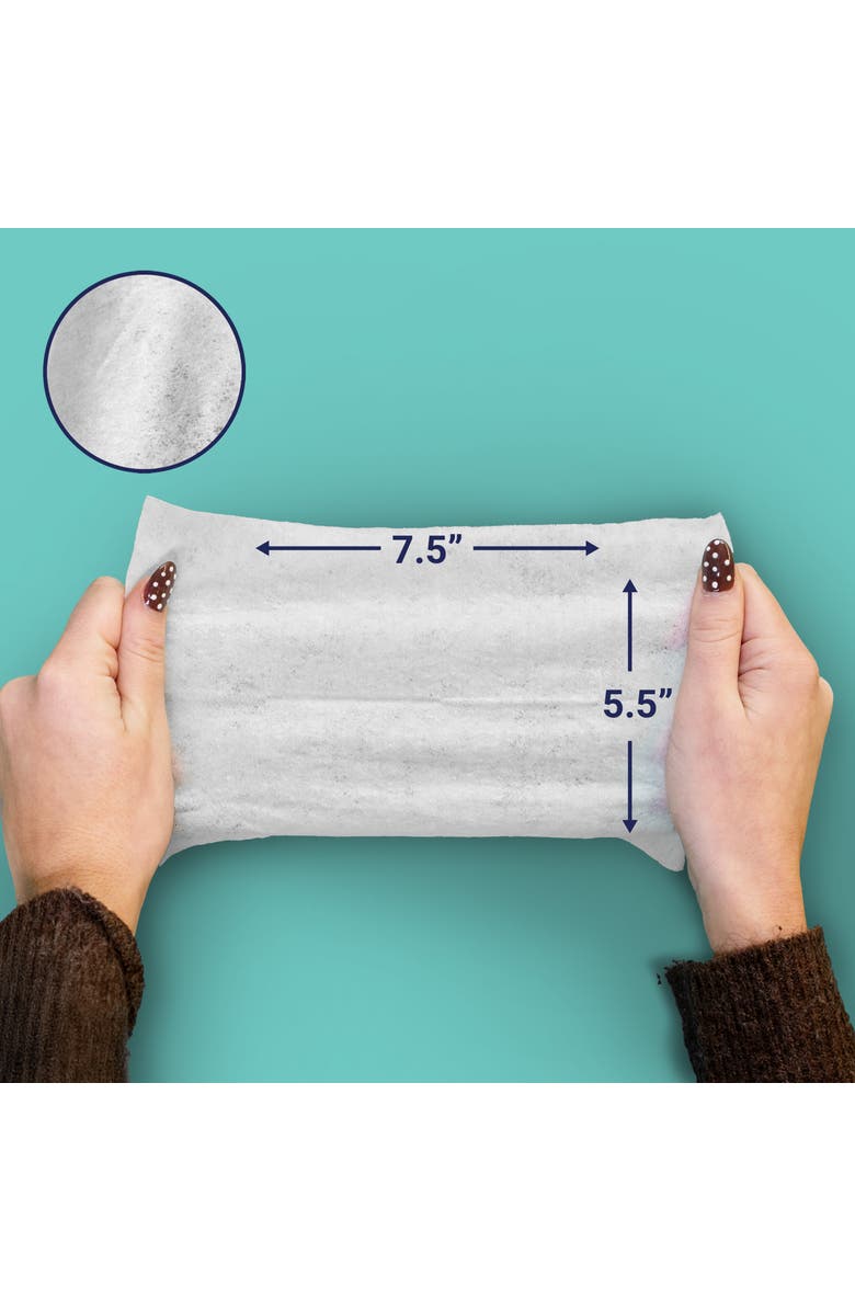 The Licker Store Hypoallergenic Mini Dog Body Wipes with Aloe, Chamomile & Shea Butter, Alternate, color, White - 6Pack (48Ct)