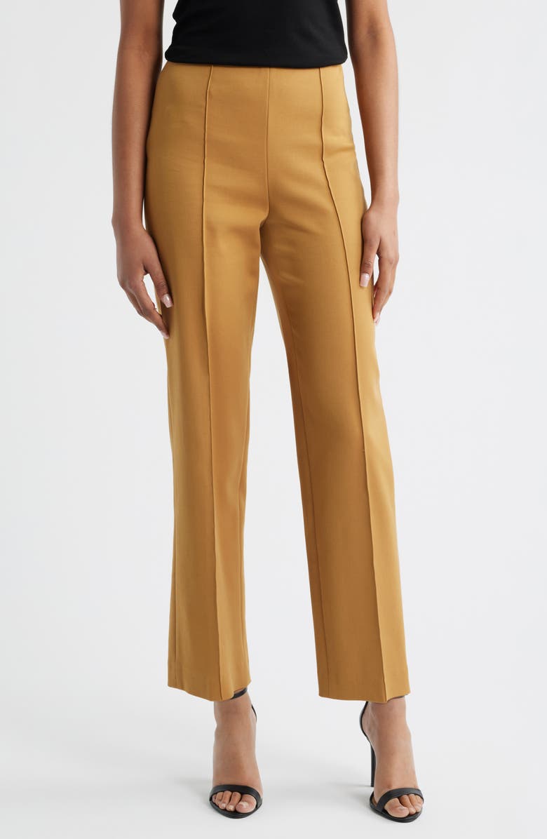 Anne Klein Seamed High Waist Pull-On Pants, Main, color, 