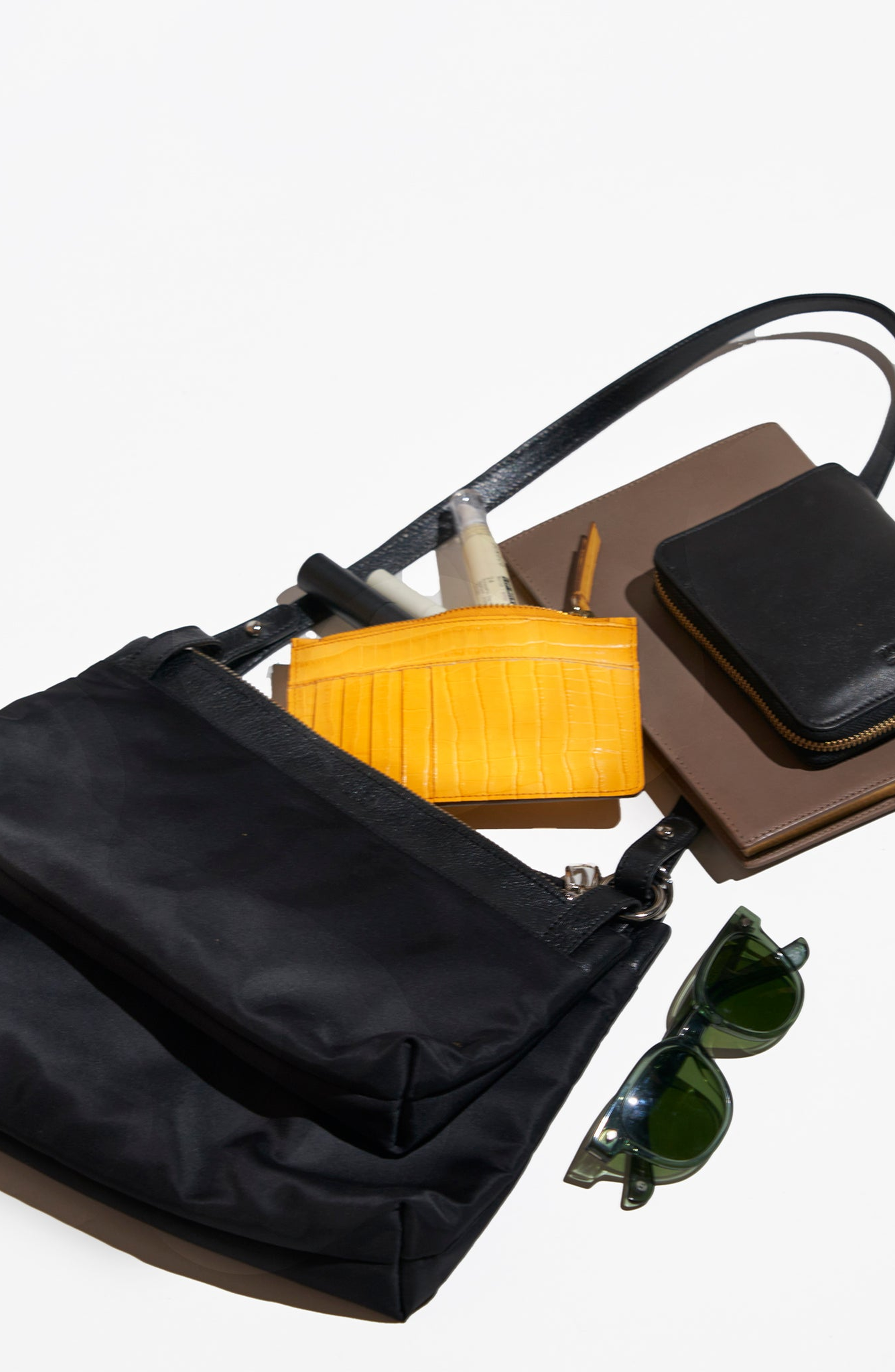 Tusk Sakhi Duo Crossbody Bag, Alternate, color, Black