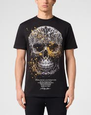 PHILIPP PLEIN T-Shirt Round Neck Ss Skull Men