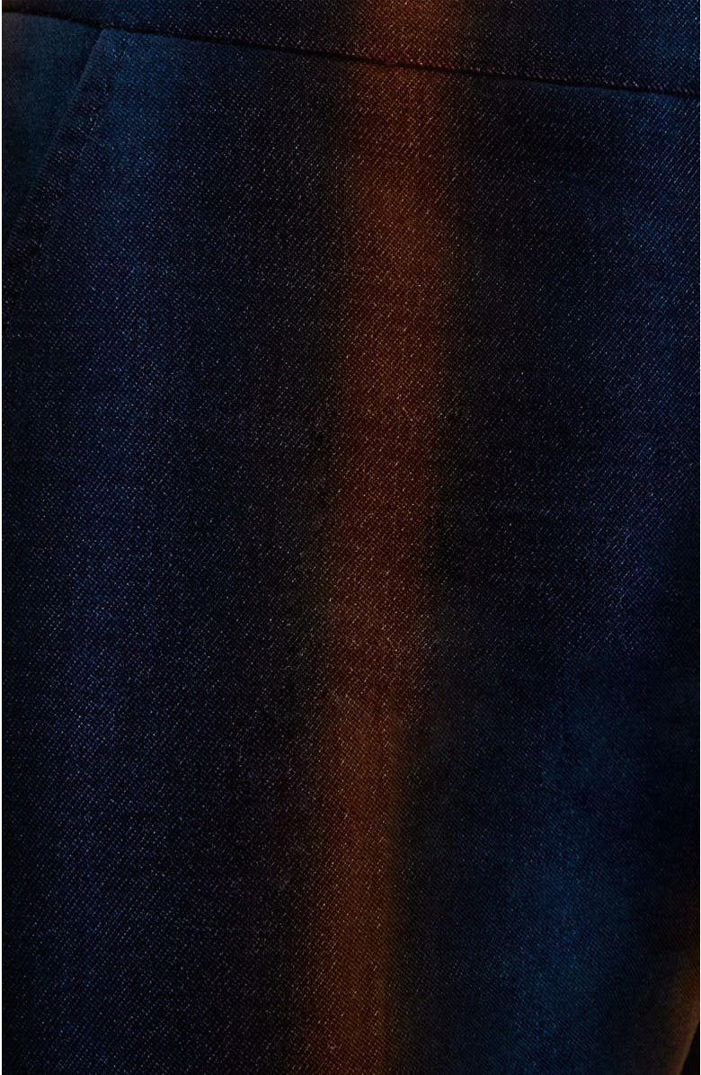 Santorelli PRIMA Straight Leg Pant in Ombre Striped Velvet, Alternate, color, 